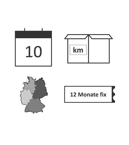 Vier Modelle zur Flankierung von Preismaßnahmen beim Deutschlandticket.